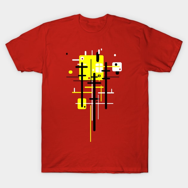 Bauhaus architecture pattern T-Shirt by Nikokosmos